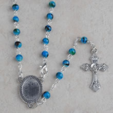 Glass beads rosary